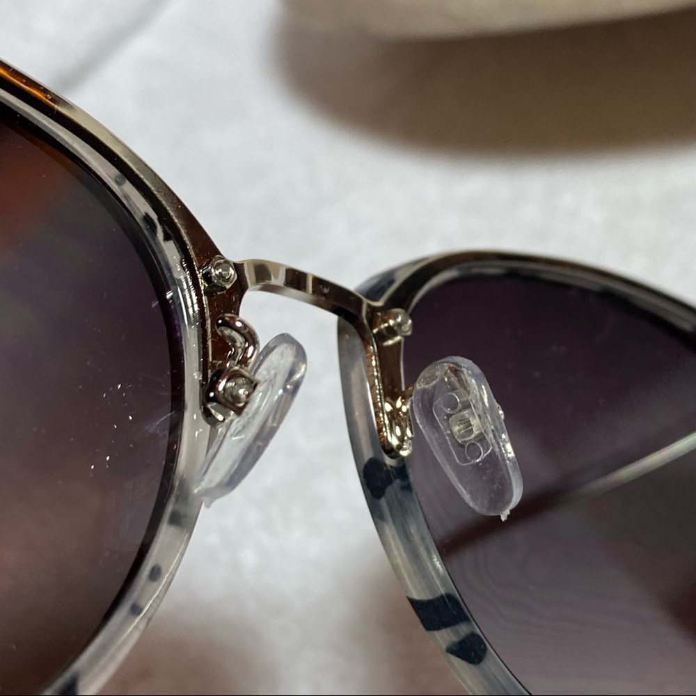 LAUNDRY BY DESIGN Sunglasses NWT women’s  MIRRORED SILVER TONE METAL - Picture 10 of 16